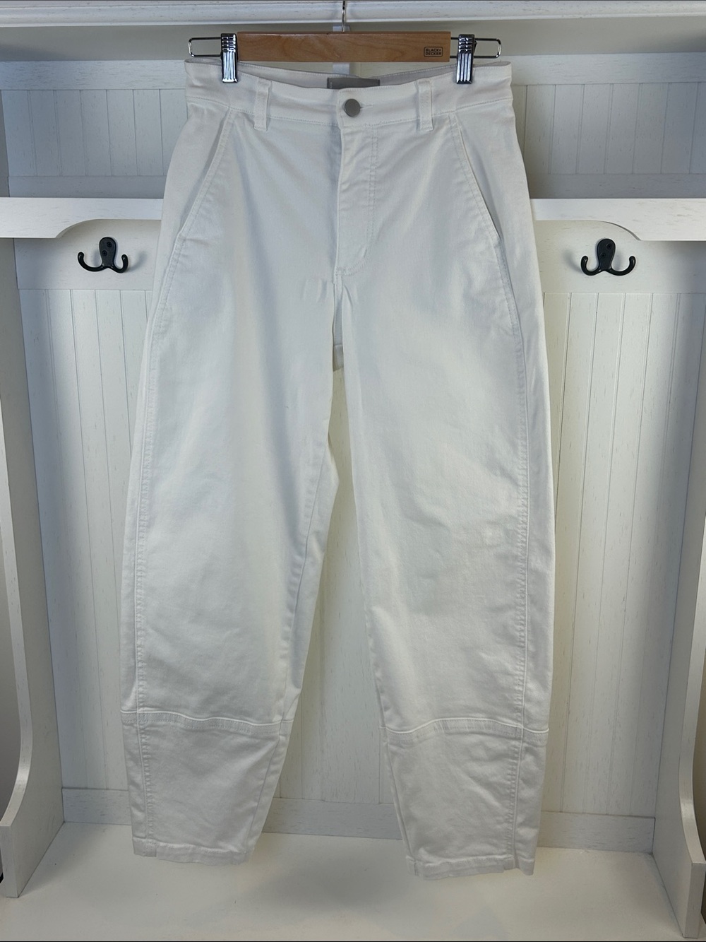 Everlane High Rise Utility Barrel Pants White Size 2T